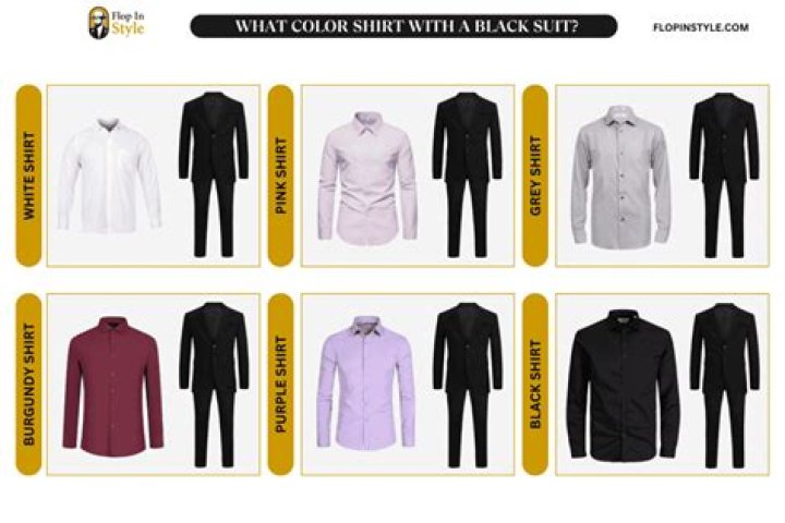 What color should I wear with a black shirt?