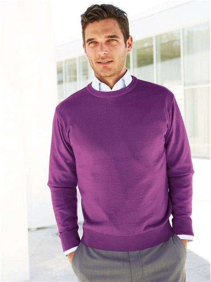 What color sweater goes with purple?