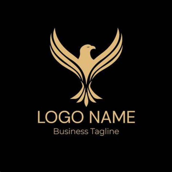 What company has a gold bird logo?