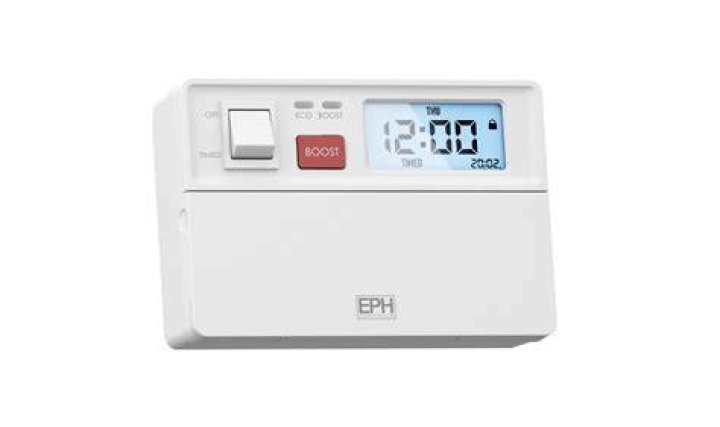 What controls the hot water?