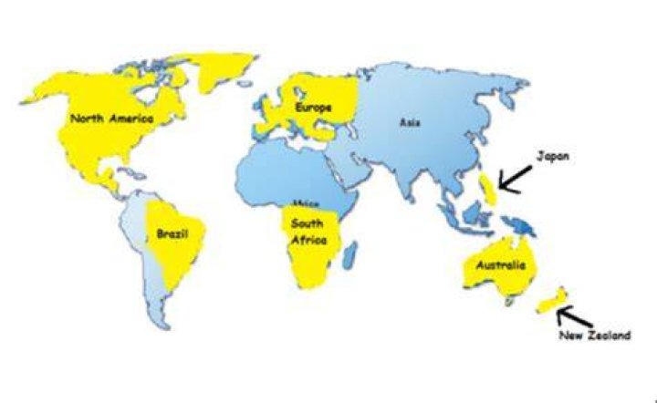 What countries have Billabong?