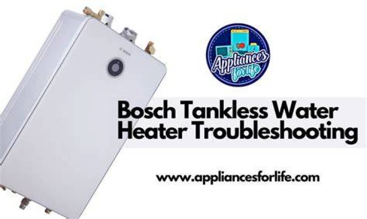 What do I need to know about my Bosch water heater?