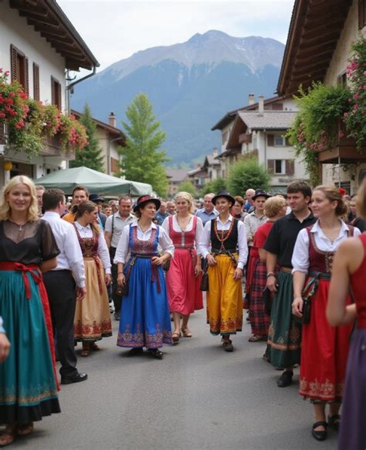 What do people wear in the Swiss Alps?