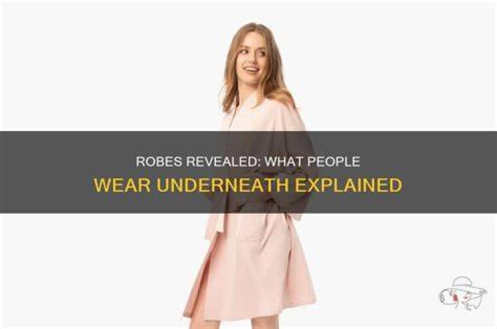 What do people wear under their clothes?