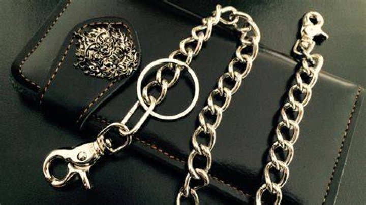 What do wallet chains symbolize?