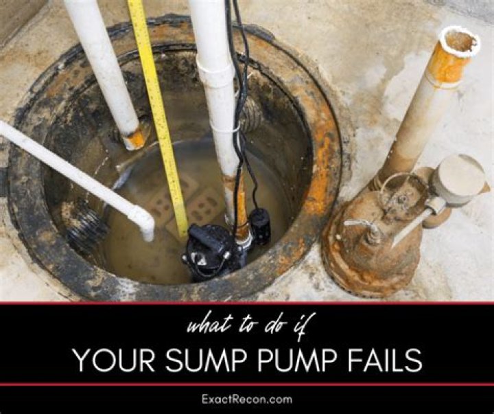 What do you do if your sump pump fails?