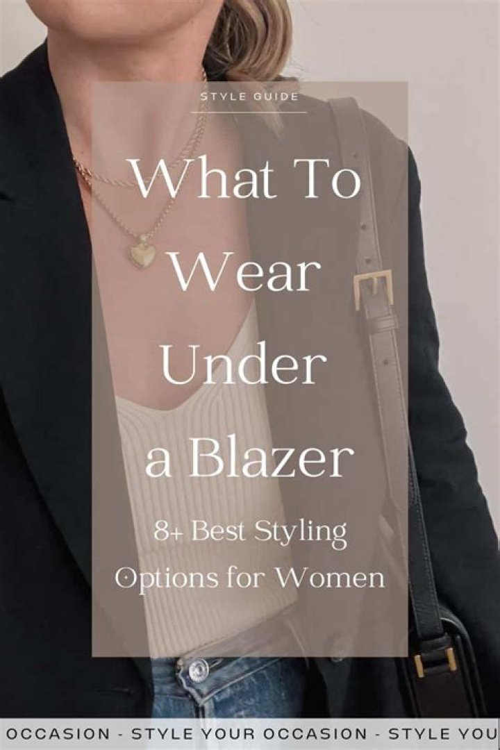 What do you wear under a black jacket?