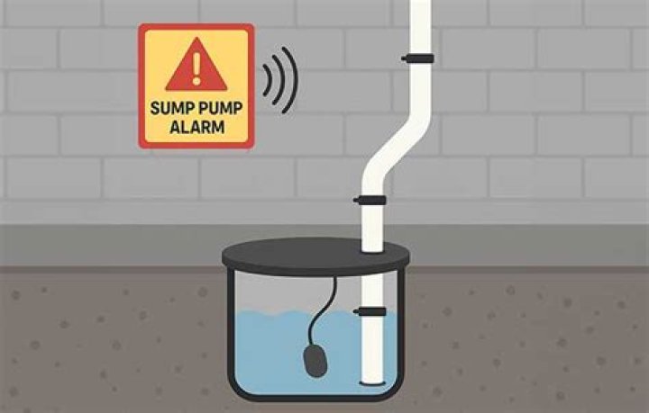 What does alarm on sump pump mean?