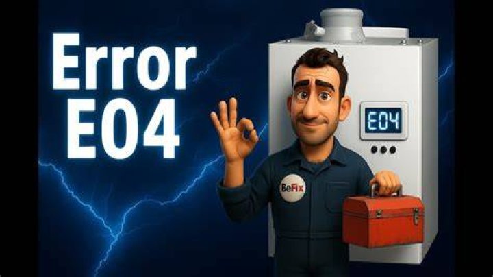What does E4 mean on a Remeha boiler?