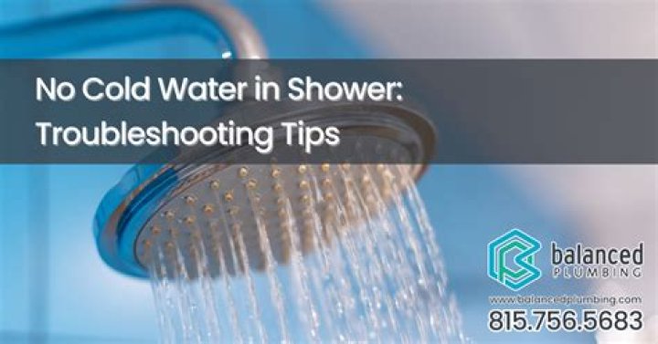 What does it mean if your house has no cold water?