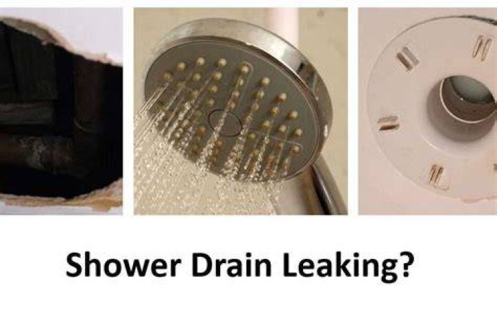 What does it mean when a shower drain is leaking?