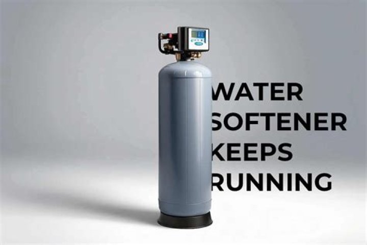 What does it mean when water softener keeps running?