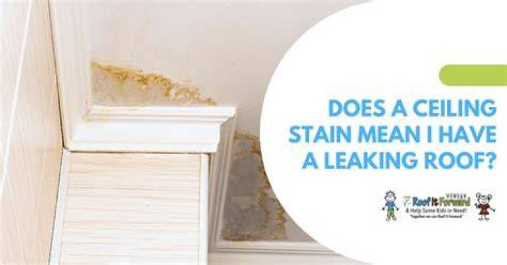 What does it mean when your ceiling is leaking?