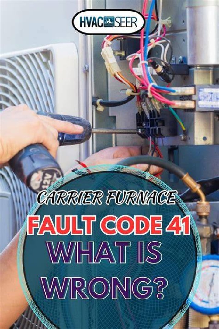 What does it mean when your furnace has a fault code?