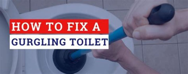 What does it mean when your toilet and sink gurgles?
