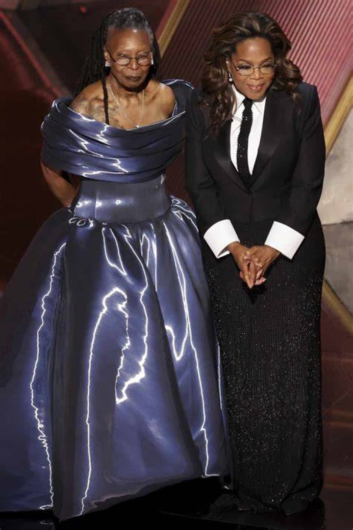 What does Oprah do with her old clothes?