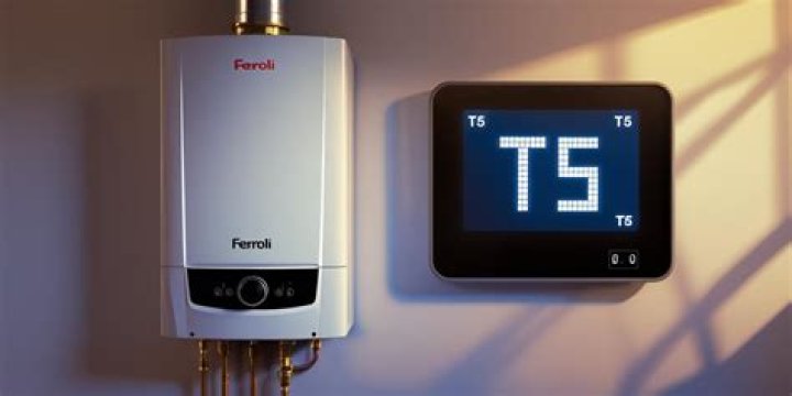 What does T5 mean on a Ferroli boiler?