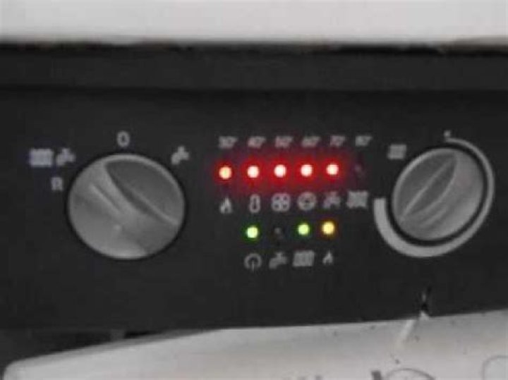 What does the flame failure light on a Baxi boiler mean?