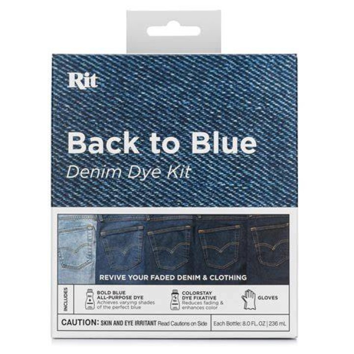 What dye is used for denim?