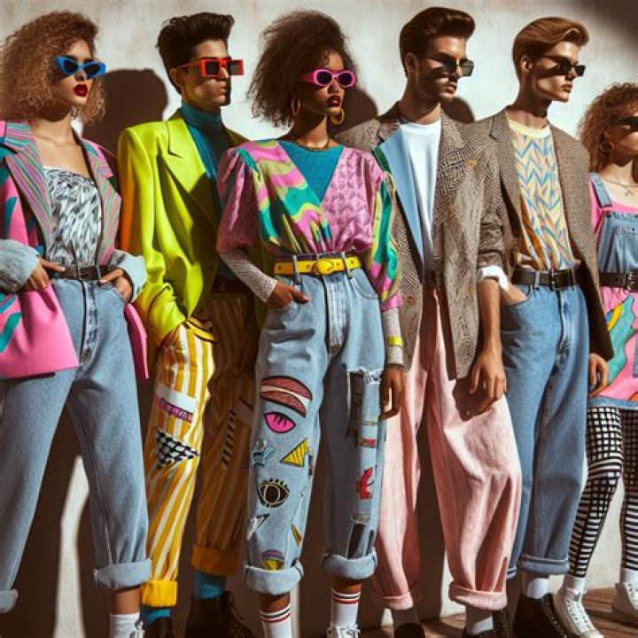 What fashion trends emerged in the 1980s?