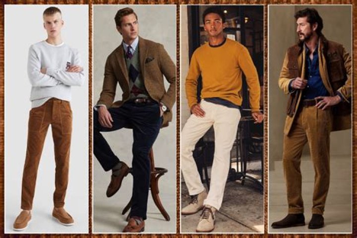 What goes well with brown corduroys?