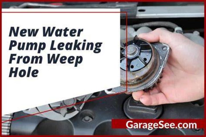 What happens if there is a leak in a well pump?