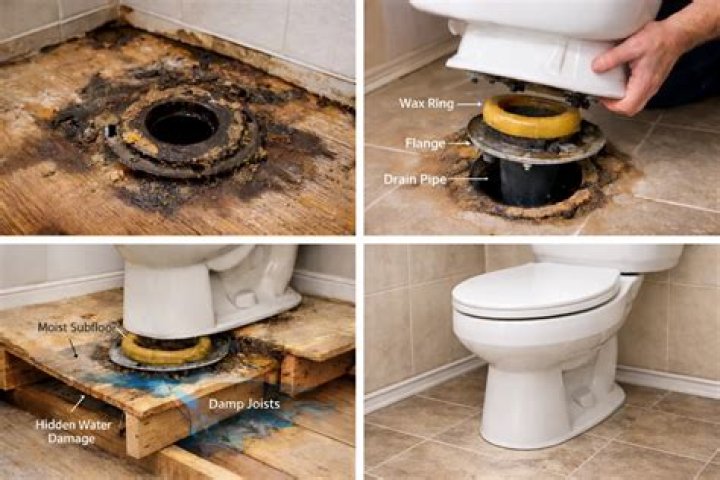 What happens if wax ring is leaking?