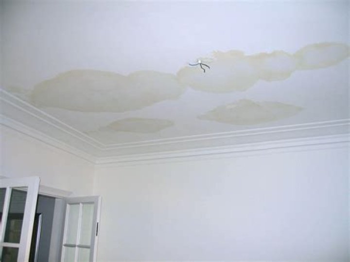 What happens if you have a water leak in your ceiling?