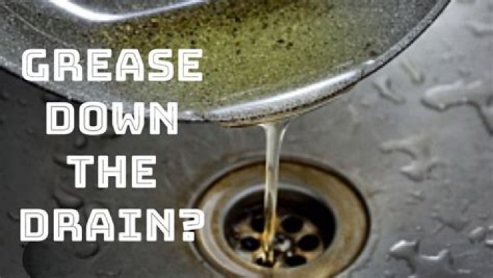 What happens if you pour grease down the toilet?