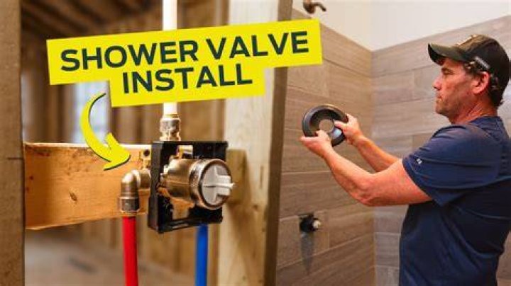 What happens when you install a new shower valve?