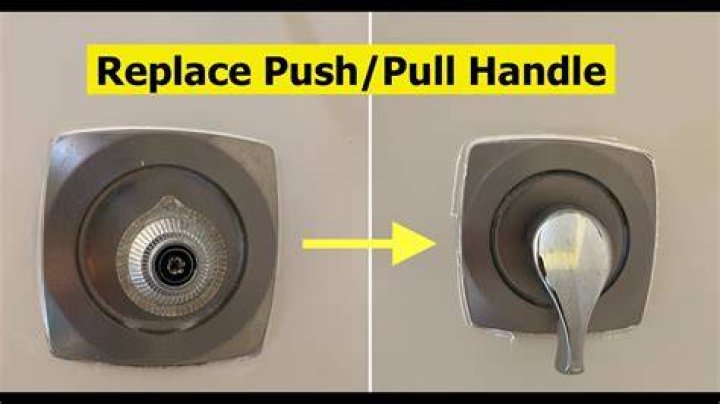 What happens when you turn the handle on a shower valve?