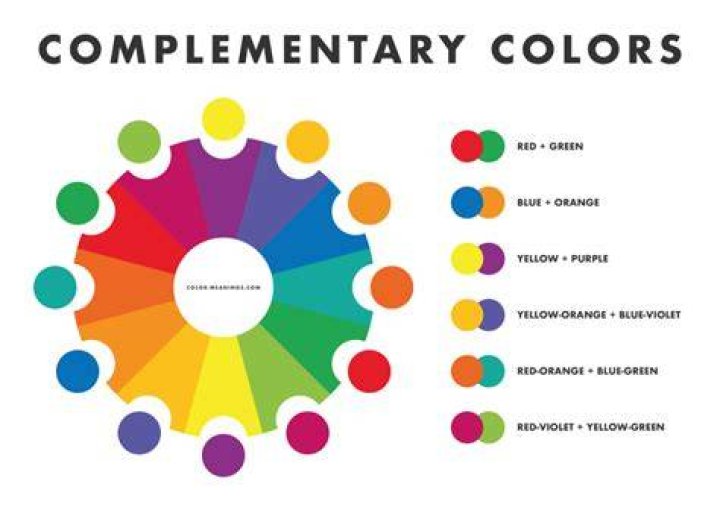 What is a complementary color for red?