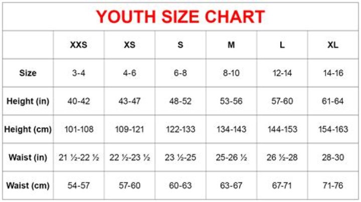 What is a youth size 7 equivalent to?