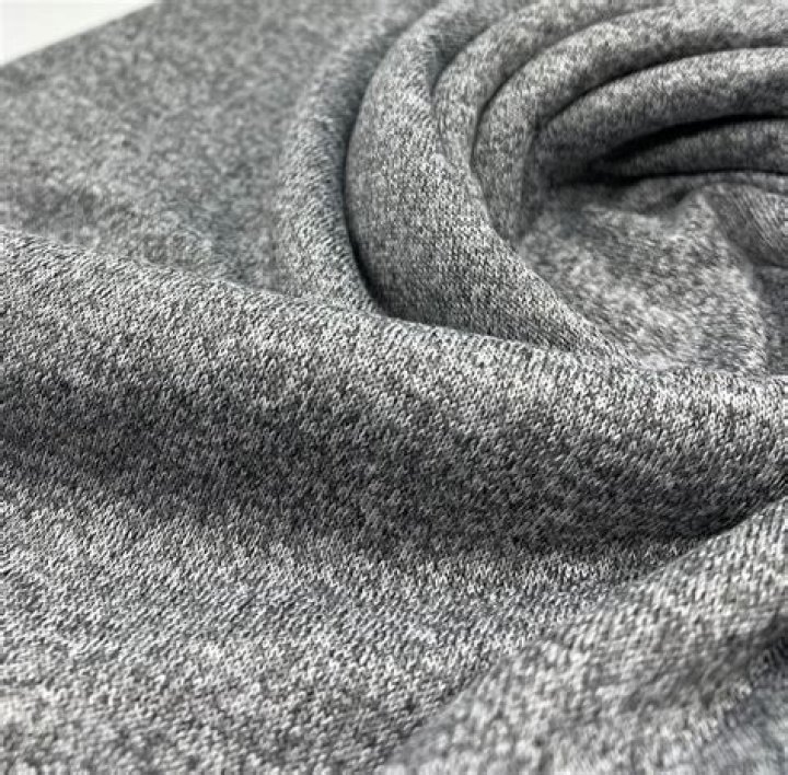 What is melange knit fabric?