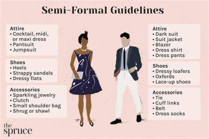 What is semi formal dress code?