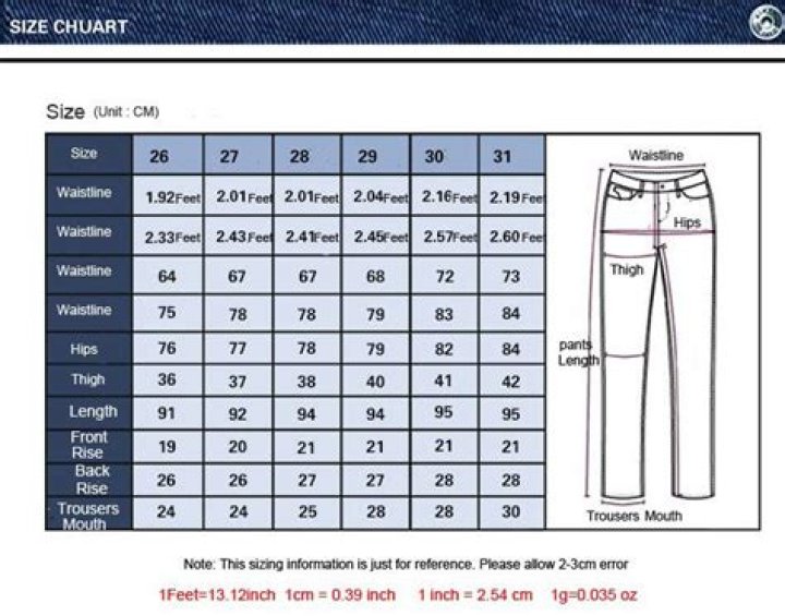 What is size 24 pants in us?