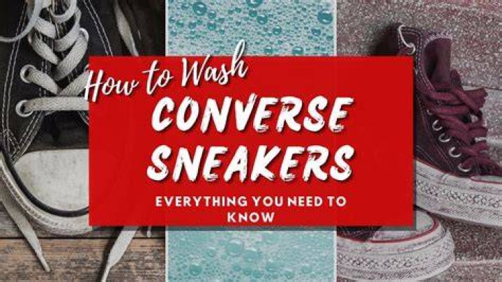 What is the best way to wash Converse shoes?