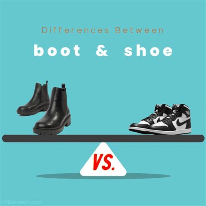 What is the difference between a shoe and a boot?