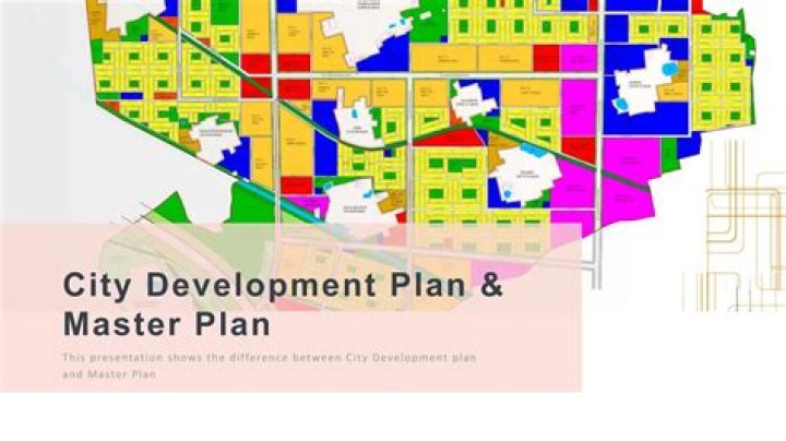What is the difference between plan and master plan?