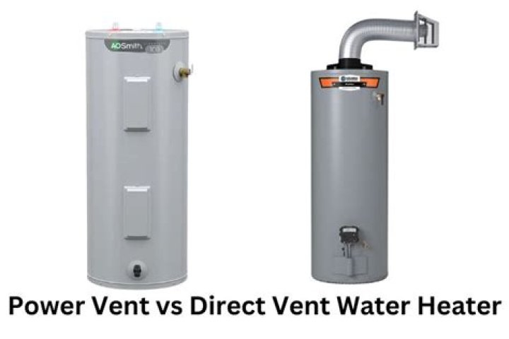 What is the difference between power vent and power direct vent water heater?