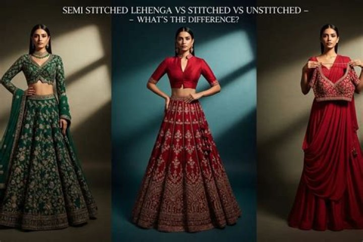 What is the difference between semi stitched and unstitched?