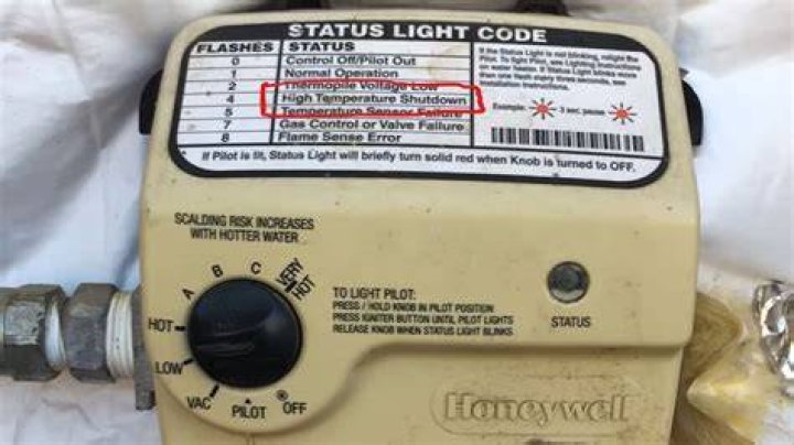 What is the fault code on a Bosch tankless water heater?