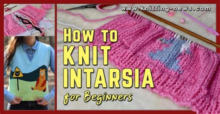 What is the intarsia knitting technique?
