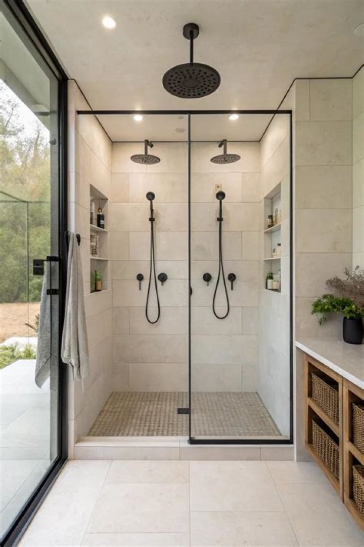 What is the point of a double shower?