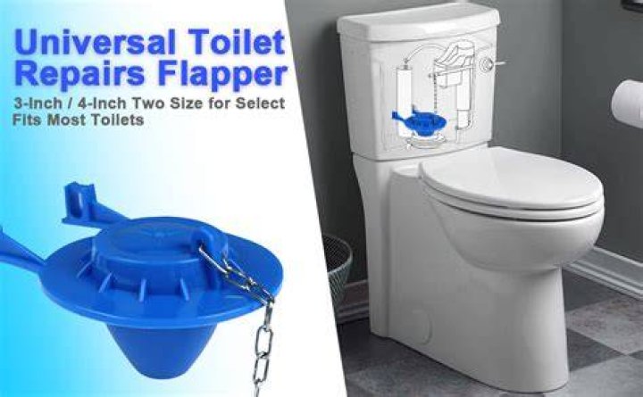 What is the rubber flap in a toilet tank called?