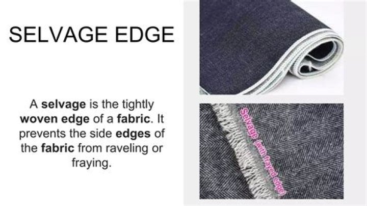 What is the tightly woven edge on fabric called?