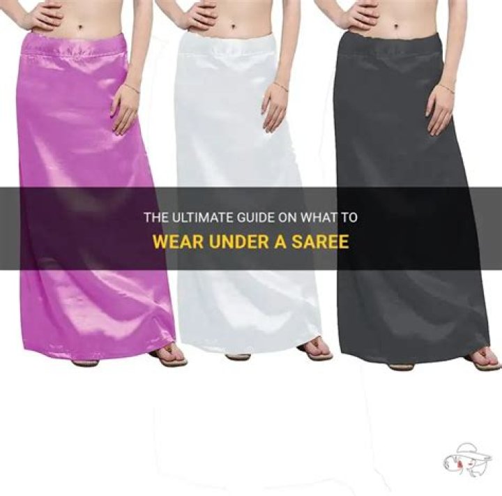 What is worn under a sari?