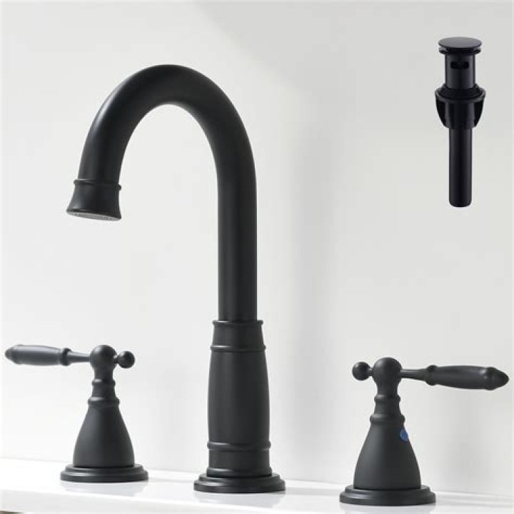 What kind of bathroom faucet has two handles?