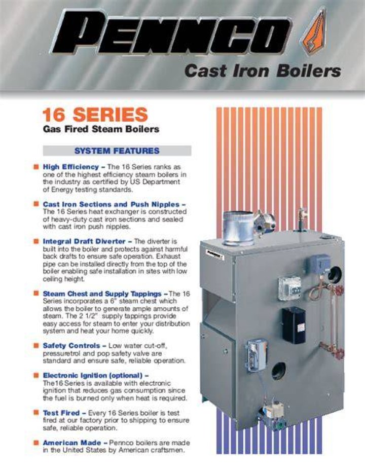 What kind of boiler is made by Pennco?