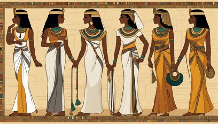 What kind of clothes did women wear in Egypt?